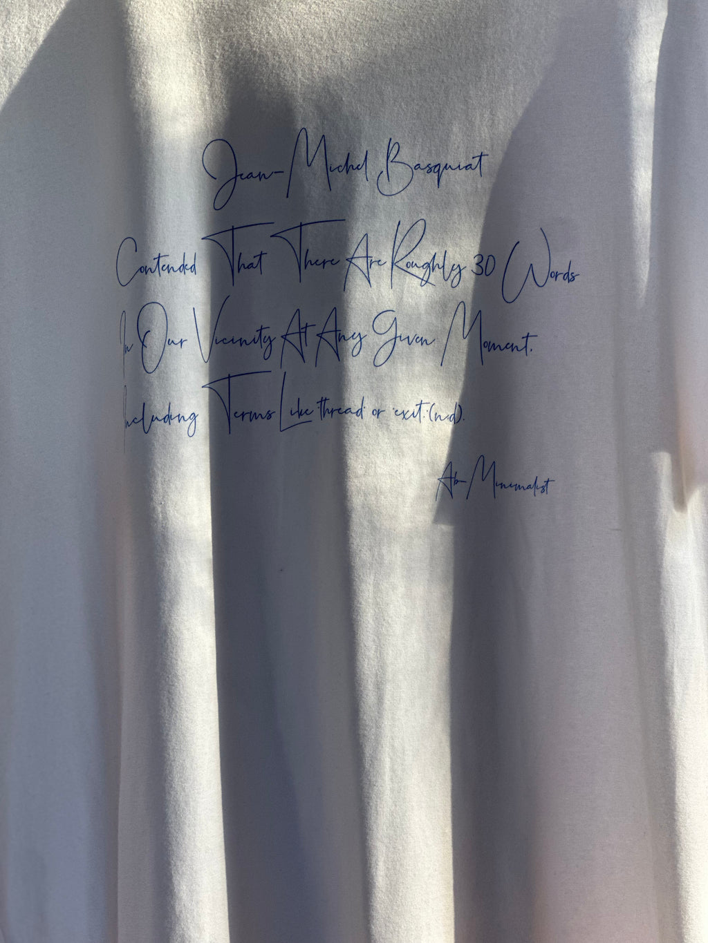 White Tee Shirt Reimagined