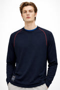 Close-up of the model wearing Long Sleeves Knit